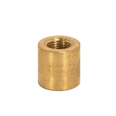 Satco 90-2157 Brass Coupling Unfinished 5/8" Long 5/8" Diameter 1/8 F x 1/4 F