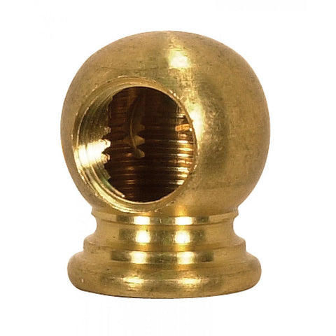 Satco 90-2177 Brass Ball Armback Unfinished 7/8" x 1-1/16" 1/4 IP x 1/4 IP