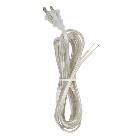 Satco 90-2184 18/2 SPT-2-105C All Cord Sets - Molded Plug - Tinned Tips 3/4" Strip with 2" Slit 36" Hank - 36" Hank - 150 Ctn.10 Ft.