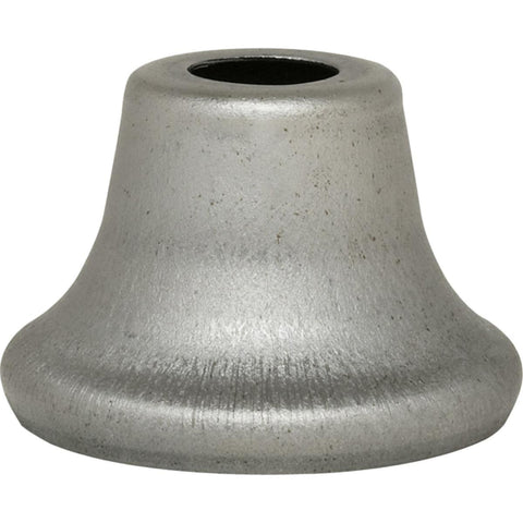 Satco 90-2202 Flanged Steel Neck 7/16" Hole 1" Height 13/16" Top 1-3/8" Bottom Seats Unfinished