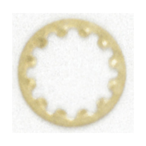 Satco 90-392 Toothwasher 1/8 IP Slip Brass Plated Finish