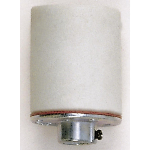 Satco 90-409 Keyless Porcelain Socket With 1/8 IPS Metal Cap Glazed 660W 250V 200/10 Master