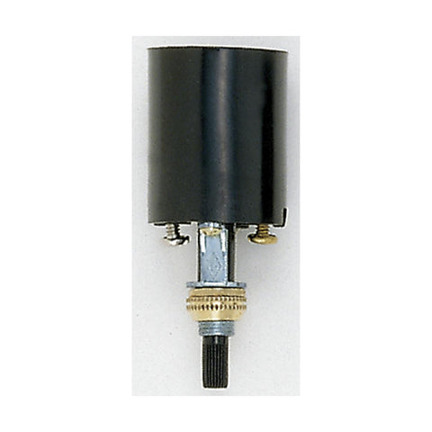 Satco 90-4300 Bottom Turn Knob Screw Terminals 1/8 IP 2-1/2" Height 1-1/4" Diameter 3/8" Bushing 660W 250V