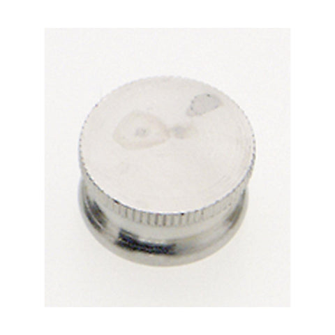 Satco 90-640 Brass Lock-Up Cap 1/8 IP 9/16" Diameter 1/4" Height Nickel Finish