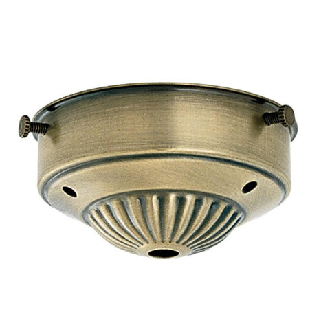 Satco 90-678 3-1/4" Fitter Antique Brass Finish