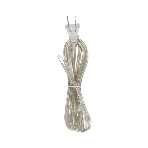 Satco 90-967 18/2 SPT-2-105C All Cord Sets - Molded Plug - Tinned Tips 3/4in. Strip with 2in. Slit 36in. Hank - 200 Ctn 8 Ft.