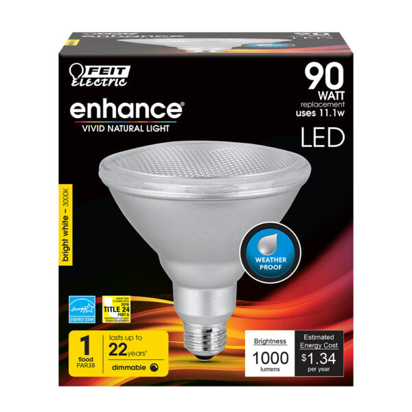 FEIT PAR38/930/LEDG11 950 Lumen 3000K High CRI LED PAR38 PAR38DM/930CA