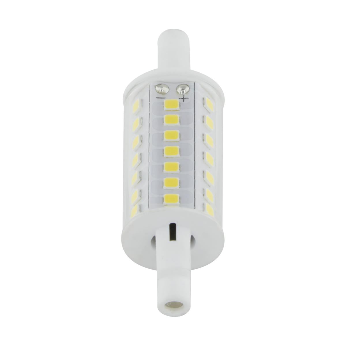 Satco S11221 6 Watt LED Bulb J-Type T3 78mm 120 Volt R7S Base 4000K Double Ended 200 Degree Beam Angle