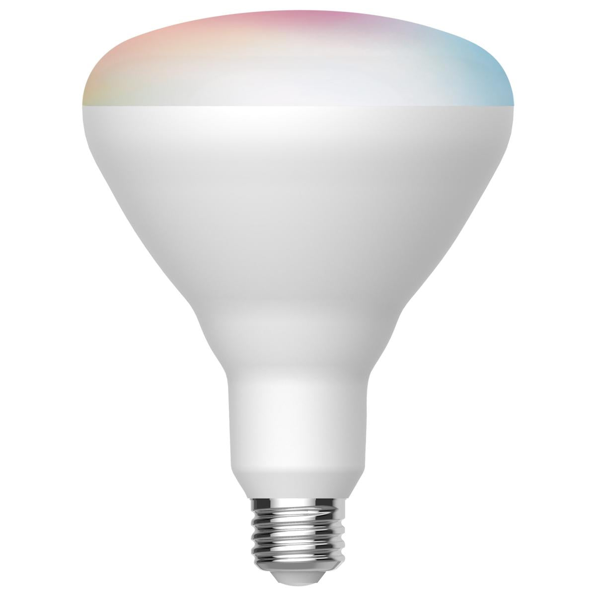 Satco S11284 12 Watt; BR40 LED; RGB & Tunable White; Starfish IOT; Medium Base; 120 Volt