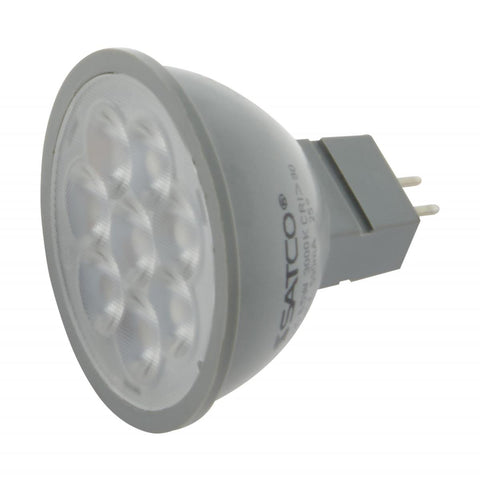 Satco S11341 6 Watt MR16 LED 3000K GU5.3 base 40 deg. Beam Angle 24 Volt