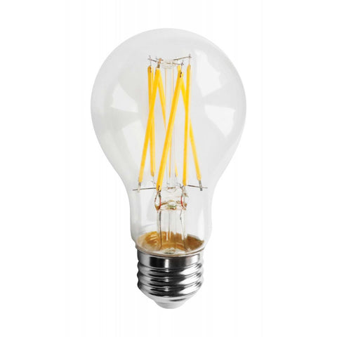 Satco S11357 11 Watt A19 LED Clear 2700K Medium base 120 Volt
