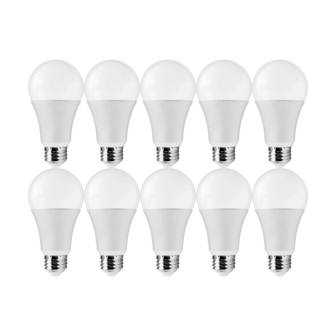 Satco S11418 14 Watt A19 LED 3000K 100 Watt Replacement Medium base 220 deg. Beam Angle 10-Pack