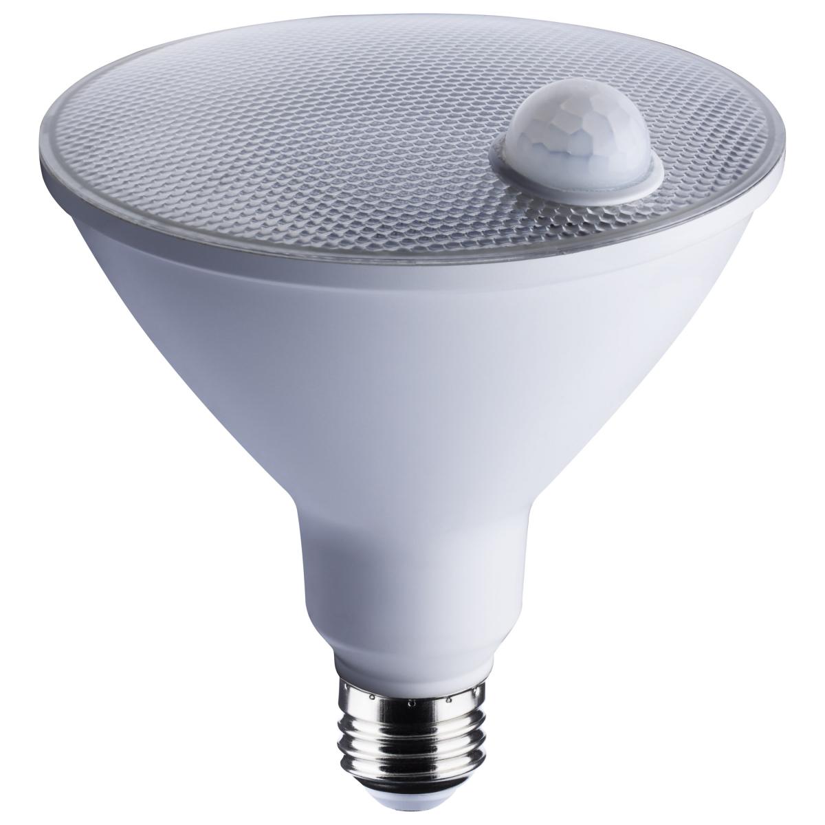 Satco S11443 14PAR38/PIR/40/930/120V/ND 14 Watt PAR38 LED 3000K 1100 Lumens 120 Volt PIR Sensor