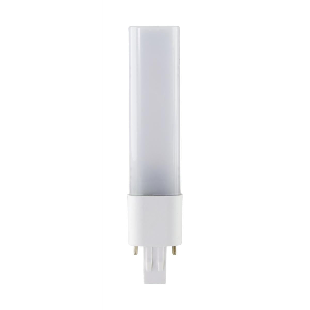 Satco S11551 5.5 Watt LED PL 2-PIN Dual Mode 3000K GX23 base Type A/B Ballast Dependent or Ballast Bypass 120-277 Volt