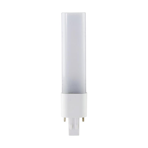 Satco S11553 5.5 Watt LED PL 2-PIN Dual Mode 4000K GX23 base Type A/B Ballast Dependent or Ballast Bypass 120-277 Volt