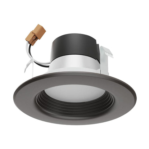 Satco S11834 7 Watt LED Downlight Retrofit 4 Inch CCT Selectable 120 volts Dimmable Bronze Finish