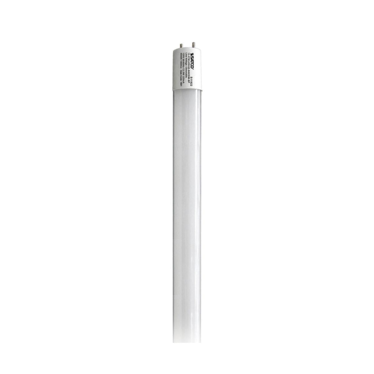 Replacement for Satco S11922 13.5W T8 LED 4000K Medium Bi Pin Dimmable Type B Ballast Bypass Single Ended Wiring - NOW S11664