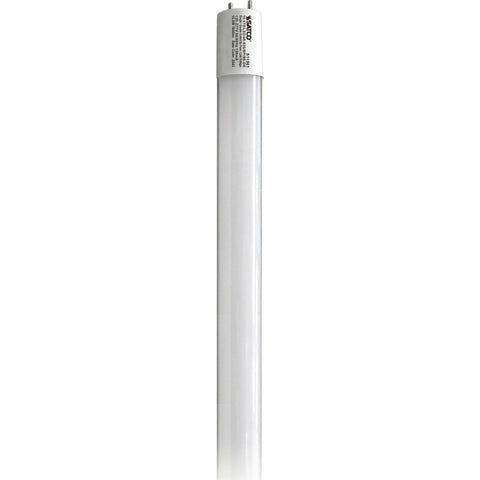 Satco S11961 10.5 Watt T8 LED 4Ft 3500K Medium Bi Pin base Type B Ballast Bypass Single or Double Ended Wiring