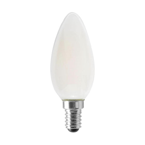 Satco S12118 4.5 Watt B11 LED Frosted 350 Lumens 4000K European base 120 Volt