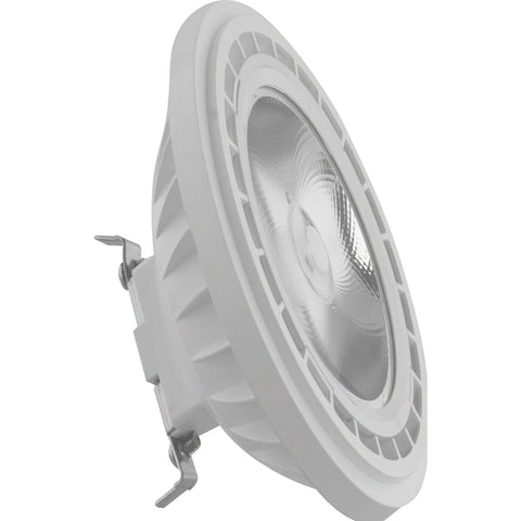 Satco S12246 12 Watt AR111 COB LED 850 Lumens G53 Base 80 CRI 3000K 12 Volt 12 Degree Spotlight Bulb