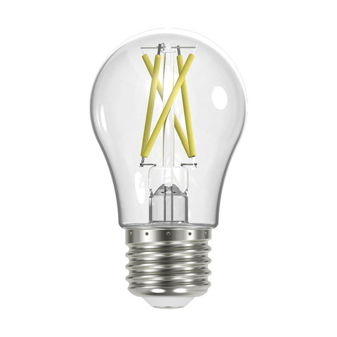 Satco S12401 5 Watt LED A15 Clear Medium Base 3000K 90 CRI 120 Volt