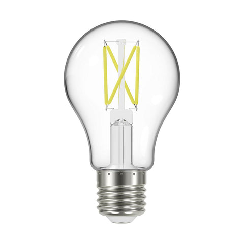 Satco S12411 5 Watt LED A19 Clear Medium Base 5000K 90 CRI 120 Volt