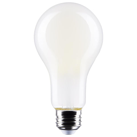 Satco S12446 17 Watt A21 LED Frost Finish Medium base 5000K 120 Volt