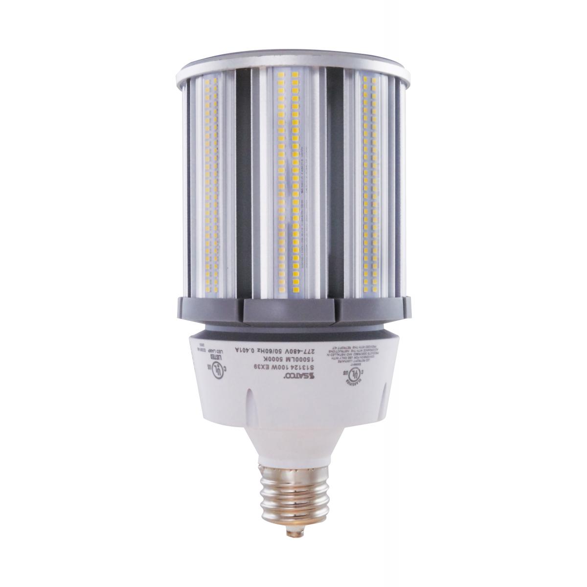 Replacement for Satco S13124 100 Watt LED HID 5000K Mogul extended base Type B Ballast Bypass 277V-480V - NOW S23168