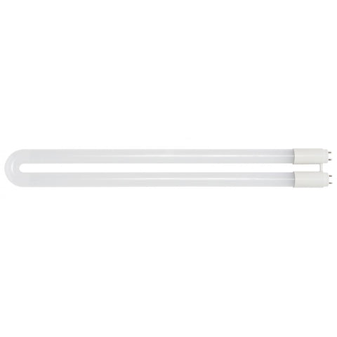 Satco S18450 13 Watt T8 U-Bend LED Medium bi-pin base 3000K Type A/B Ballast Dependent or Ballast Bypass Single or Double Ended Wiring