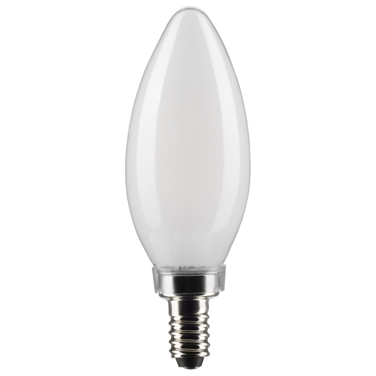 Satco S21269 4 Watt B11 LED; Frost; Candelabra base; 90 CRI; 2700K; 120 Volt