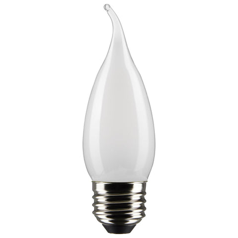 Satco S21320 5.5 Watt CA11 LED; Frost; Medium base; 90 CRI; 2700K; 120 Volt