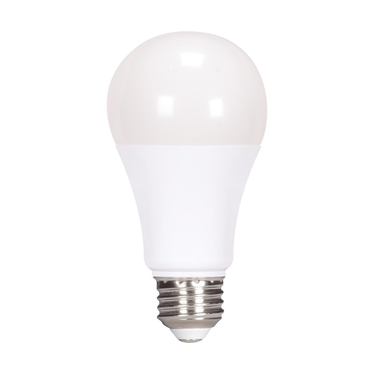 Satco S21323 11.5 Watt A19 LED 90CRI 2700K Medium base 220 deg. Beam Angle 120 Volt 1100 Lumens CEC 2-pack
