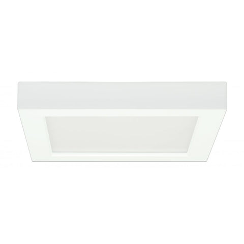 Satco S21511 13.5 watt 7" Flush Mount LED Fixture 4000K Square Shape White Finish 120 volts
