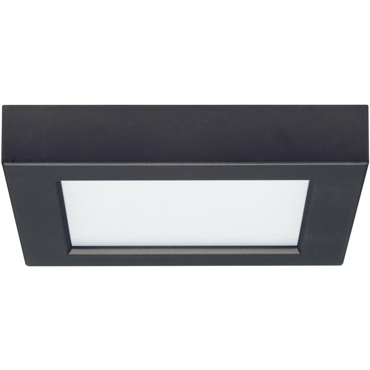 Replacement for Satco S21537 10.5W 5.5 in. Flush Mount LED Fixture 3000K Square Shape Black Finish 120V - NOW 62/1705