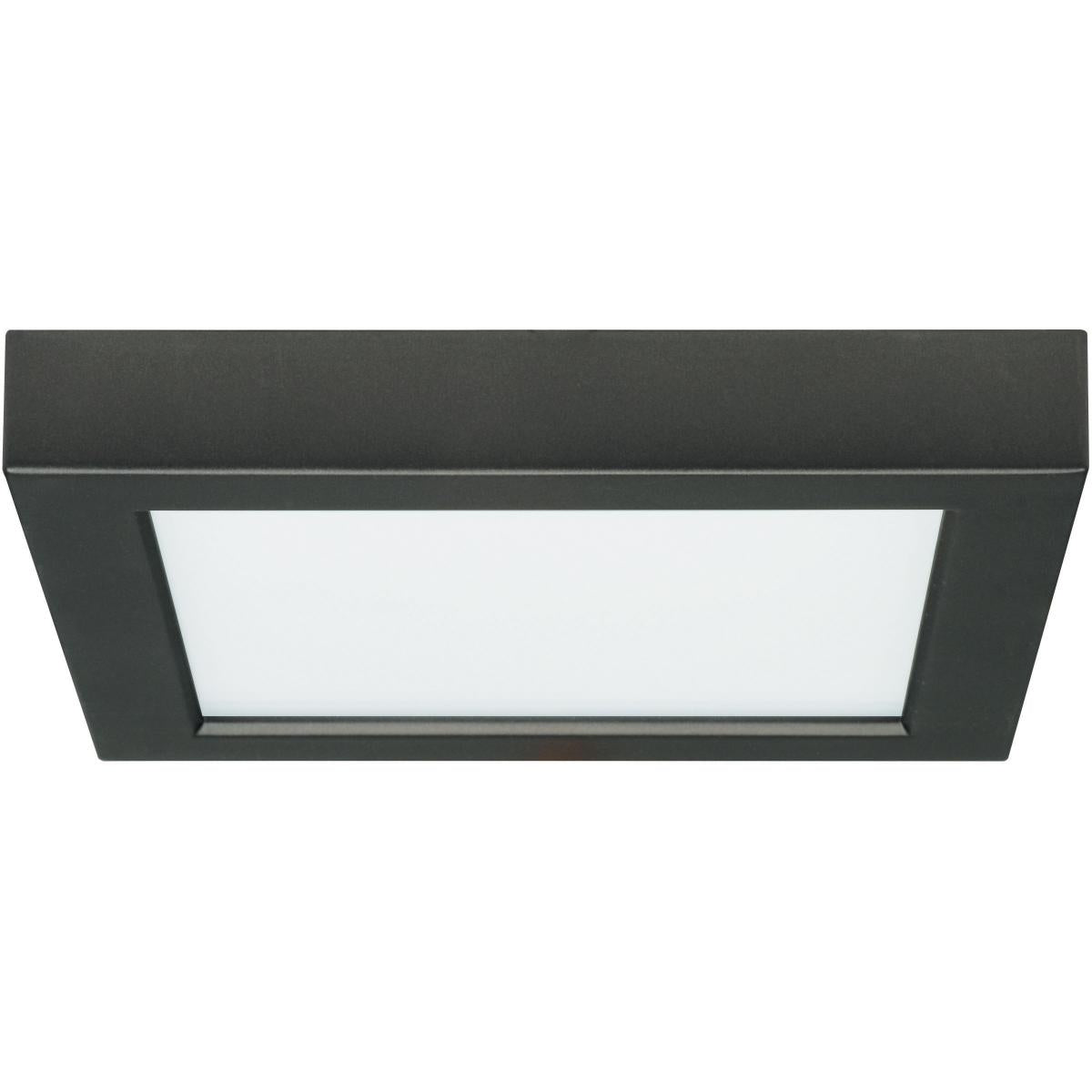 Replacement for Satco S21538 13.5W 7 in. Flush Mount LED Fixture 3000K Square Shape Black Finish 120V - NOW 62/1715