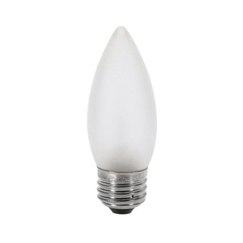 Satco S21705 4.5 Watt B11 LED Frosted Medium base 2700K 330 Lumens 120 Volt 2-Card