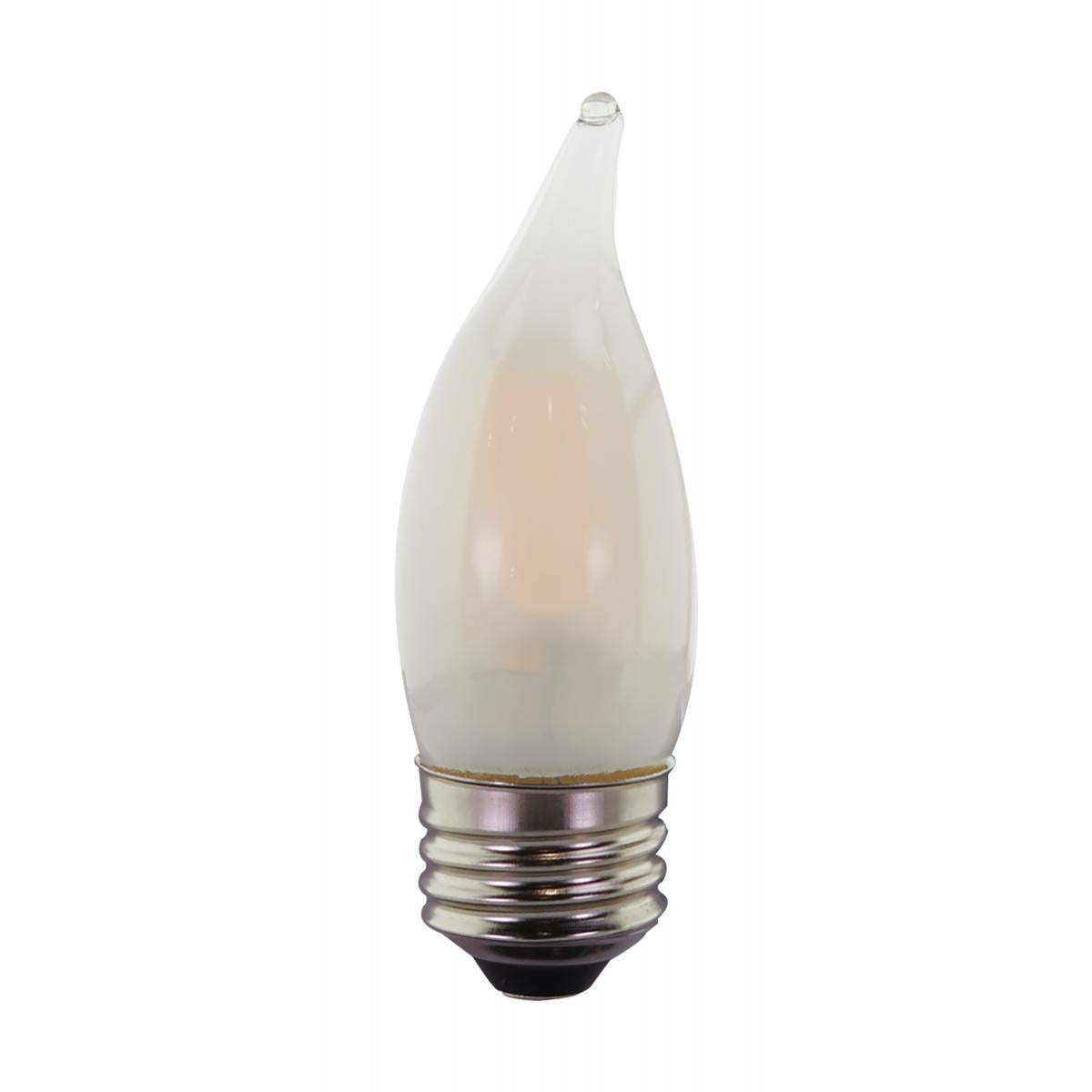 Replacement for Satco S21731 4.5 Watt CA10 LED Frost Medium base 2700K 120 Volt 2-Card - NOW S21851