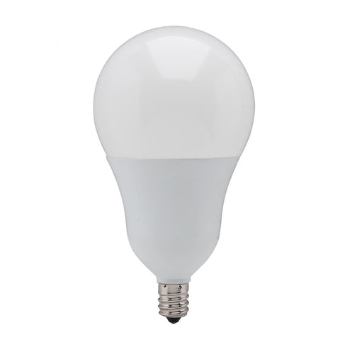 Satco S21801 6 Watt A19 LED 3000K Candelabra base 220 deg. Beam Angle 120 Volt