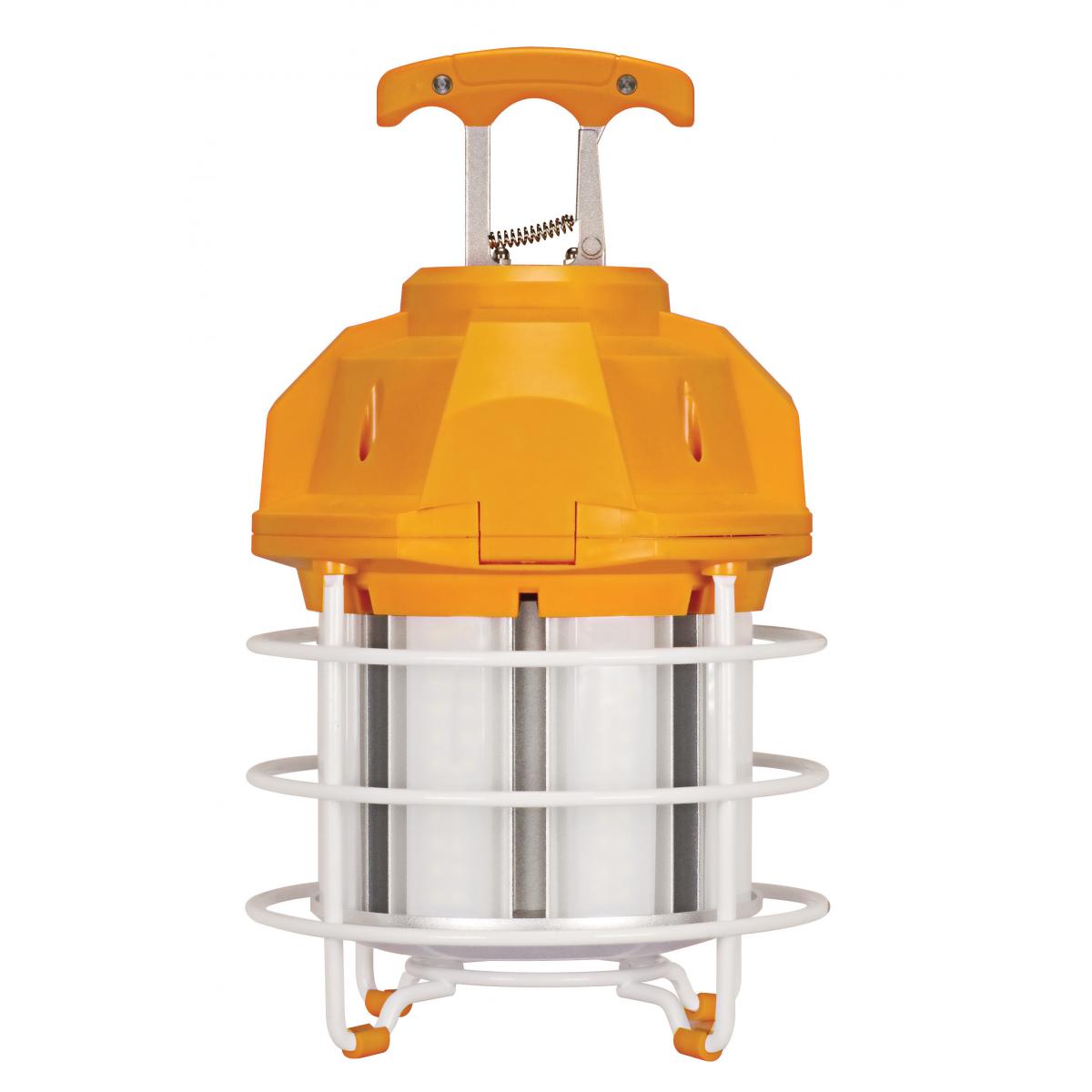 Replacement for Satco S28939 60 Watt LED Hi-lumen temporary hi-bay caged lamp 5000K Integrated cord / plug and hook 120 Volt - NOW S38939