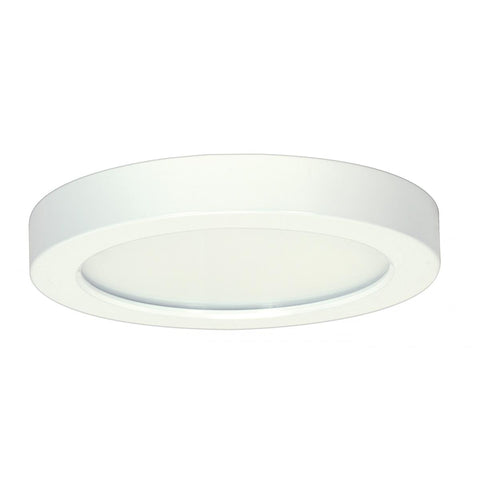 Satco S29331 13.5 watt 7" Flush Mount LED Fixture 3000K Round Shape White Finish 120 volts