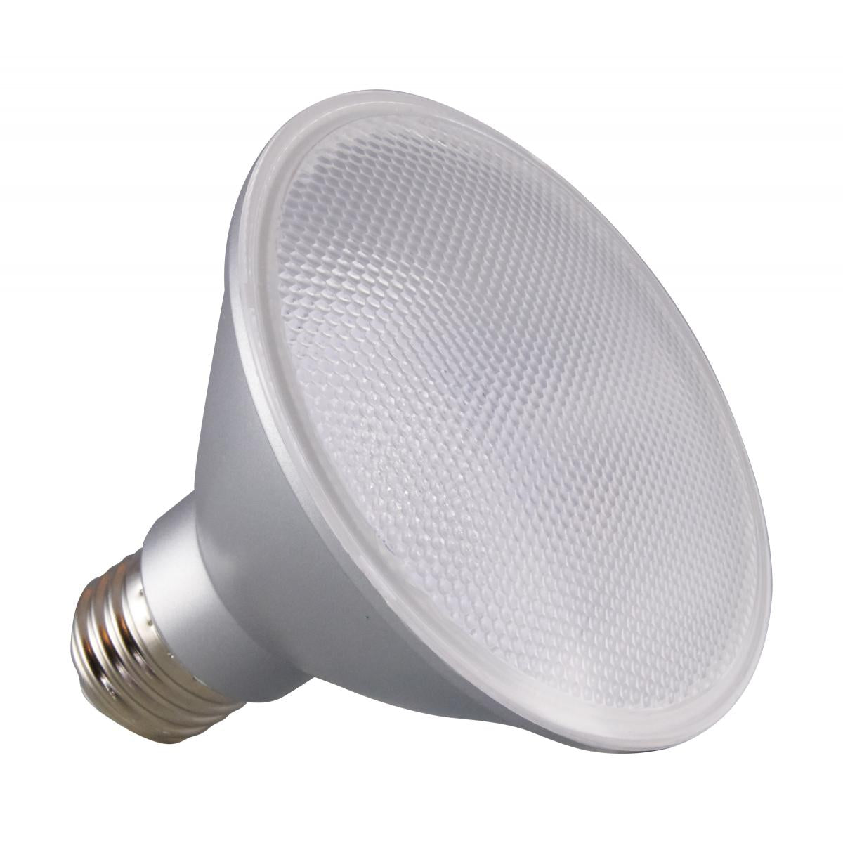 Satco S29411 12.5 Watt PAR30SN LED 3000K 25 deg. Beam Angle Medium base 120 Volt