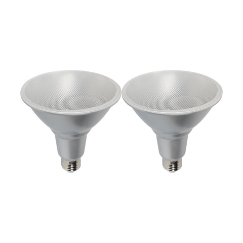 Satco S29457 15 Watt PAR38 LED 3000K 60 deg. Beam Angle Medium base 120 Volt 2-Pk