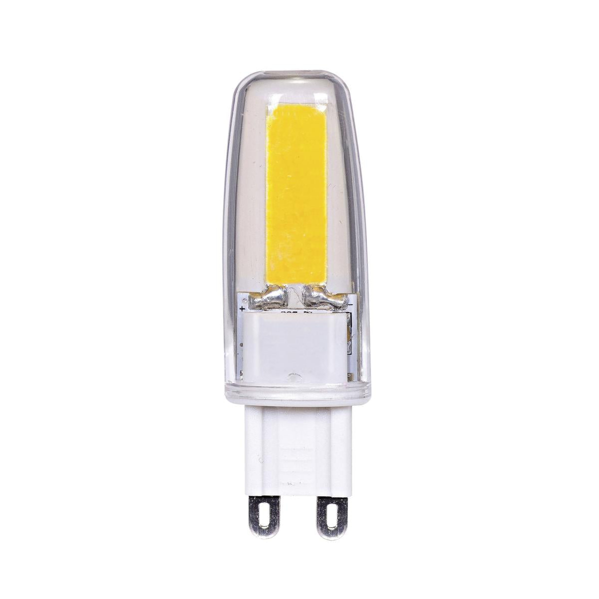 Replacement for Satco S29548 4 Watt JCD LED 3000K G9 base 120-130 Volt - NOW 0.15" LONGER