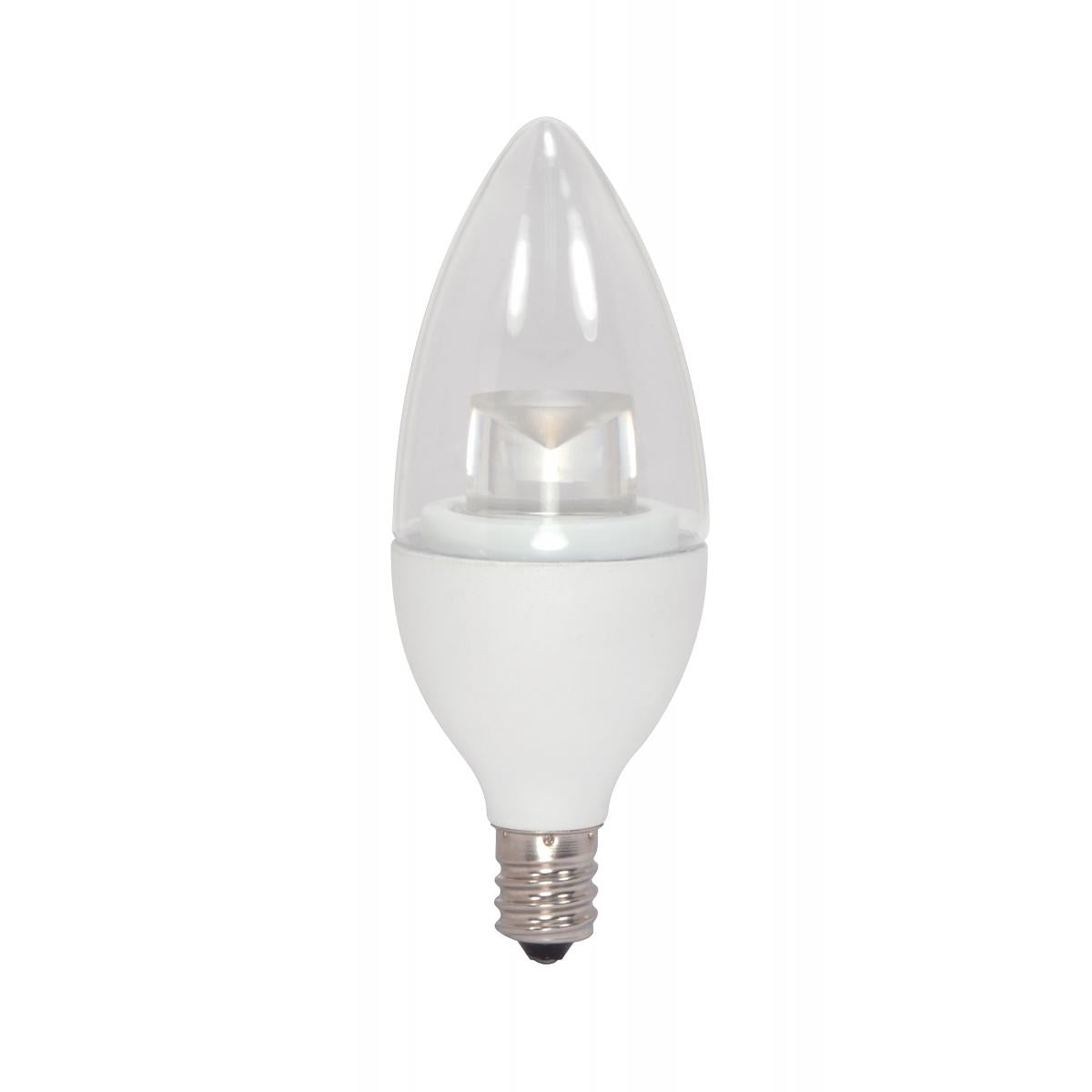 Satco S29618 3.5 Watt LED Candle 2700K Candelabra base 120 Volt