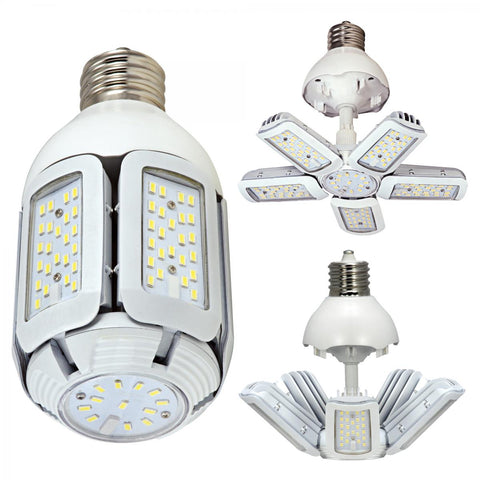 Replacement for Satco S29768 30 Watt LED HID Replacement 2700K Medium base Adjustable beam angle 100-277 Volt