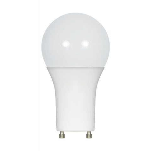 Satco S29844 9.8 Watt A19 LED 3000K GU24 base 220 deg. Beam Angle 120 Volt