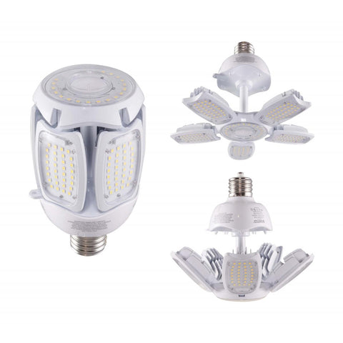 Satco S39769 75 Watt LED HID Replacement 5000K Mogul Extended base Adjustable Beam Angle Type B Ballast Bypass100-277 Volt