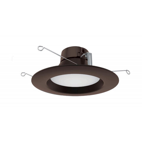 Satco S39848 10.5 watt LED Downlight Retrofit 5"-6" 3000K 120 volts Dimmable Bronze Finish