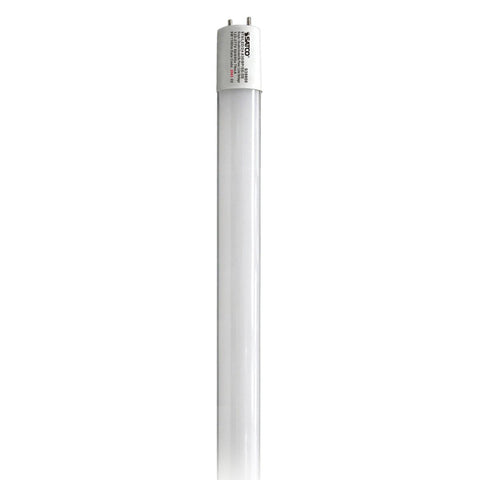 Satco S39900 9 Watt T8 LED 2Ft 3000K Medium Bi Pin base Type B Ballast Bypass Single or Double Ended Wiring