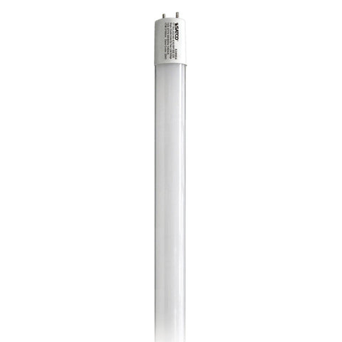 Satco S39904 17 Watt T8 LED 4Ft 3000K Medium Bi Pin base Type B Ballast Bypass Single or Double Ended Wiring